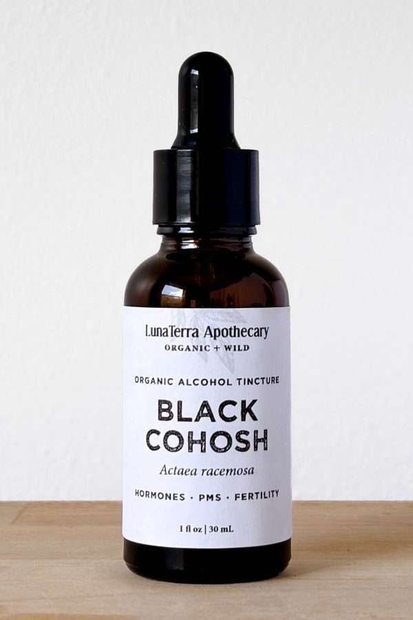 Organic Black Cohosh Alcohol Tincture | PMS & Menopause