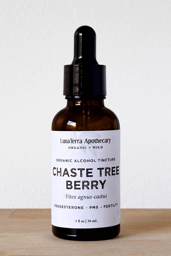 Organic Chaste Tree (Vitex) Berry Alcohol Tincture | Progesterone & Cycle Regularity*