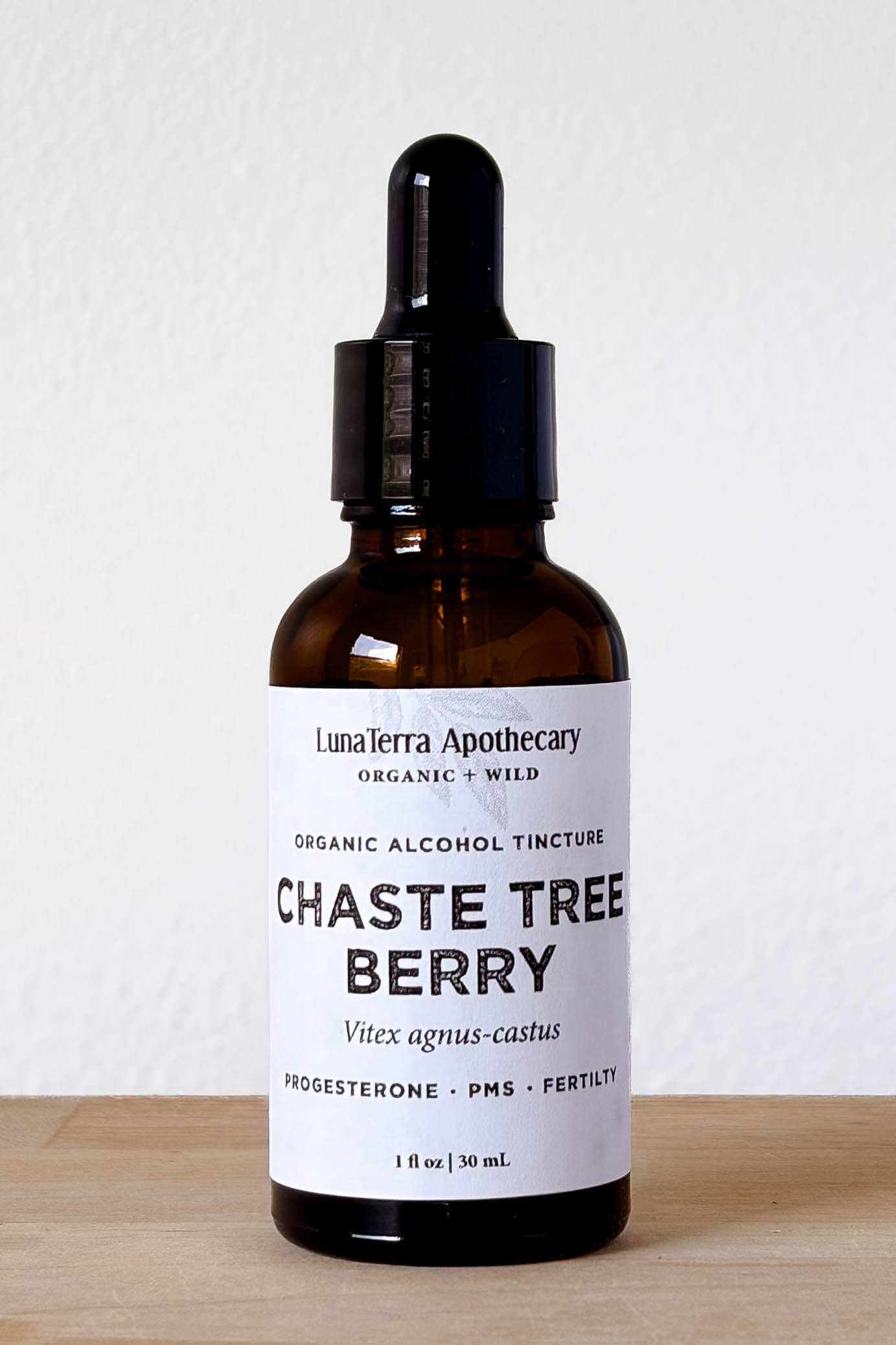 Organic Chaste Tree (Vitex) Berry Alcohol Tincture | Progesterone & Cycle Regularity*