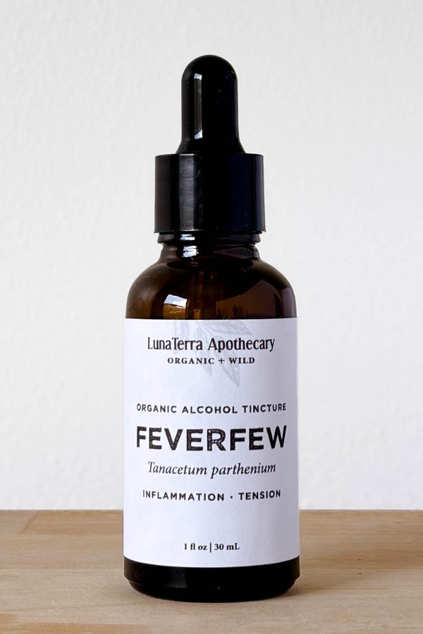 Organic Feverfew Alcohol Tincture | Migraines* & Inflammation