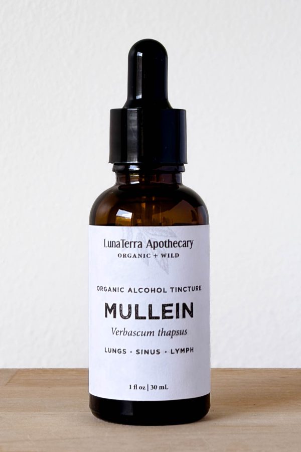 Organic Mullein Alcohol Tincture | Respiratory & Allergy Support