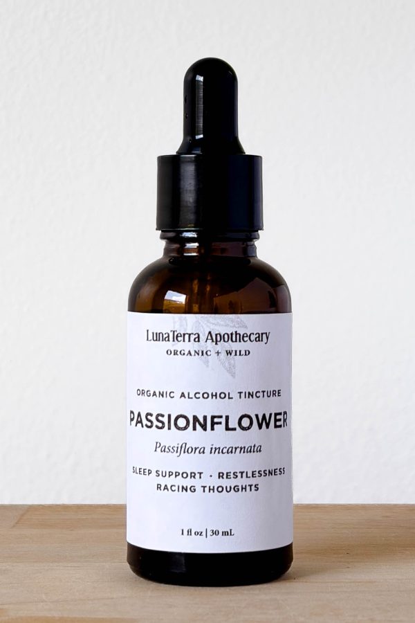 Organic Passionflower Alcohol Tincture | Relaxation