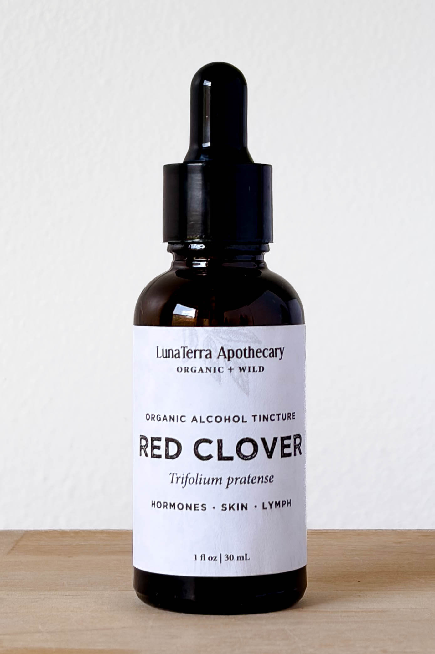 Organic Red Clover Alcohol Tincture | Skin, Lymph & Estrogen Support