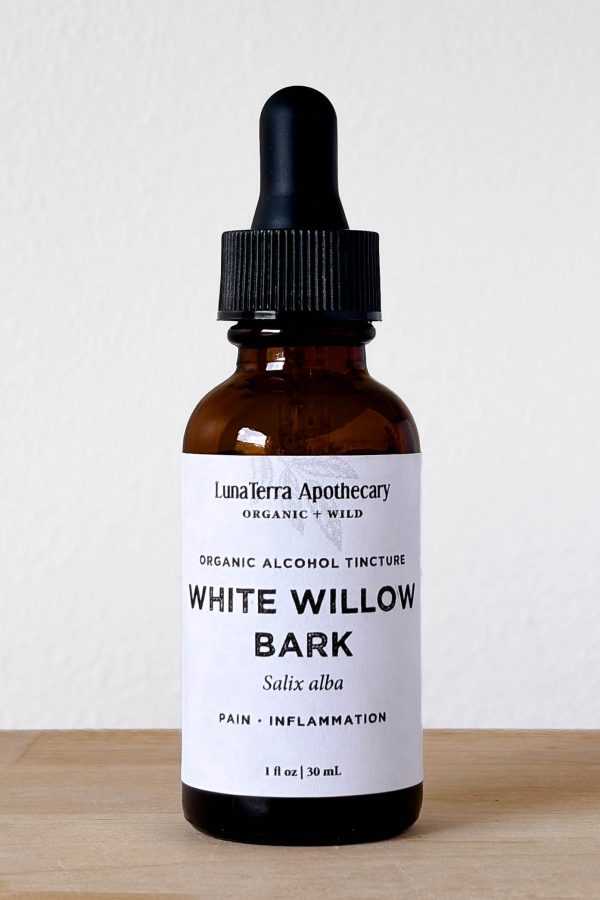 Organic White Willow Bark Alcohol Tincture | Aches & Pain Support