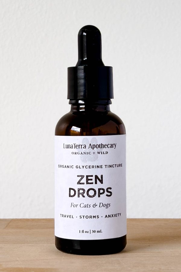 Pet Zen Drops Glycerine Tincture (Anxiety Support For Cats & Dogs)
