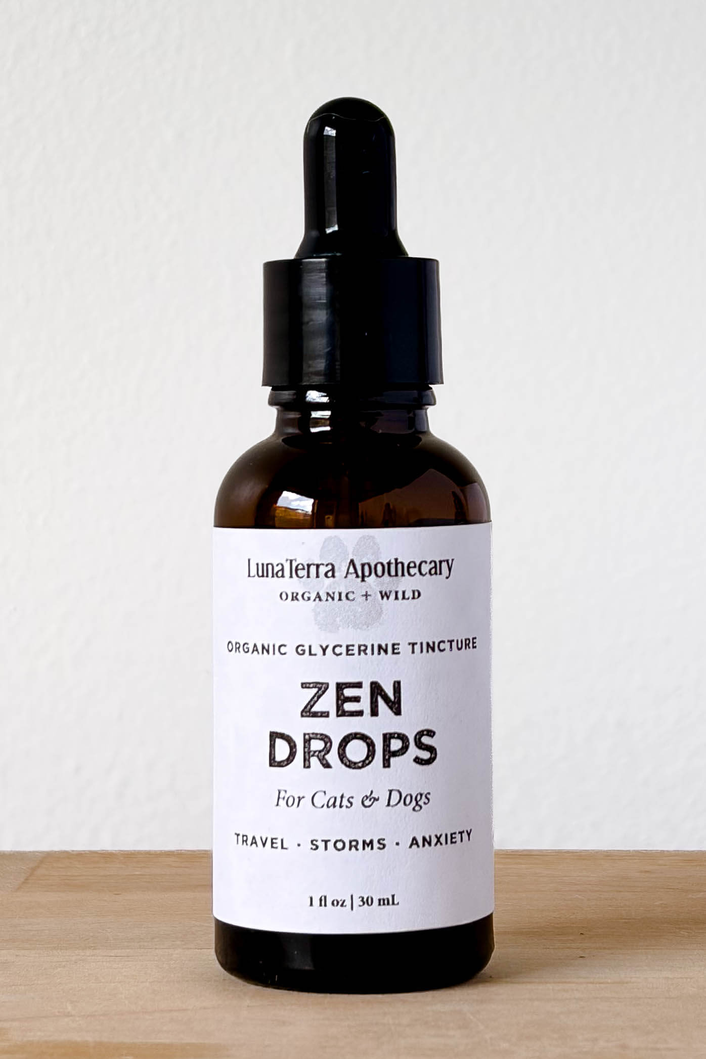 Pet Zen Drops Glycerine Tincture (Anxiety Support For Cats & Dogs)
