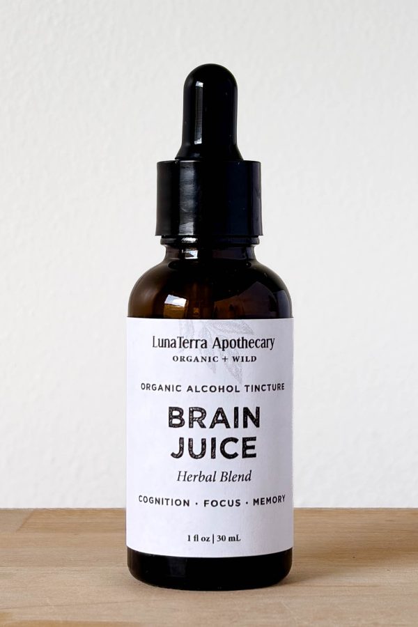 Brain Juice Organic Alcohol Tincture | Mental Function & Nervous System Support