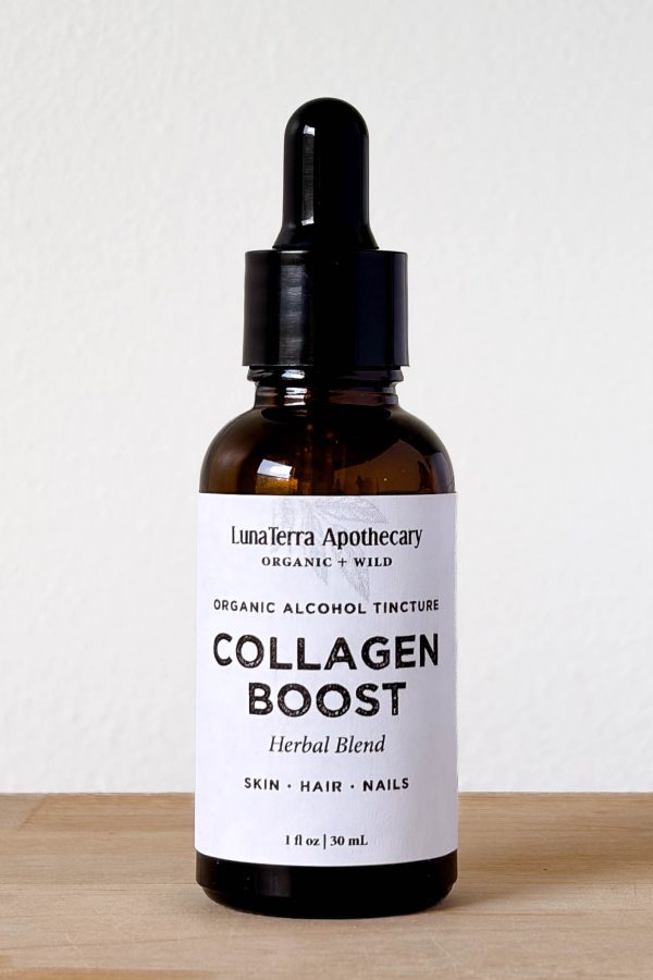 Collagen Boost Organic Alcohol Tincture | Skin, Hair, & Nails Support