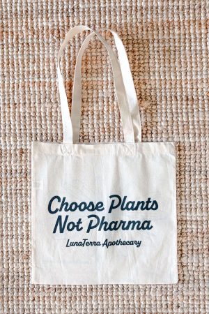 Organic Cotton Tote Bag | Choose Plants Not Pharma
