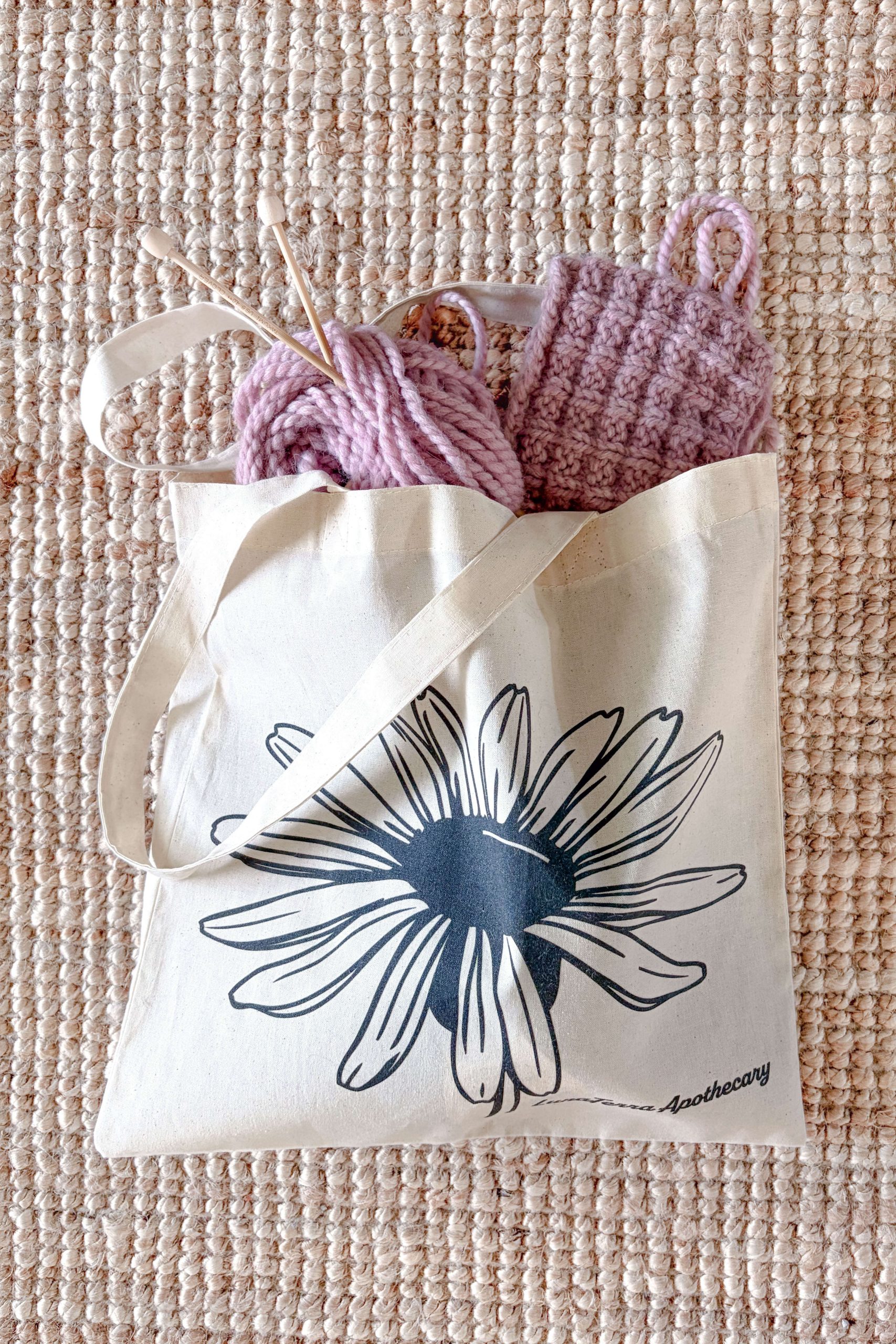 Organic Cotton Tote Bag | Choose Plants Not Pharma - Image 3